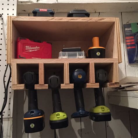 electrical tool holder box walmart|Cordless Drill Storage Rack (308) .